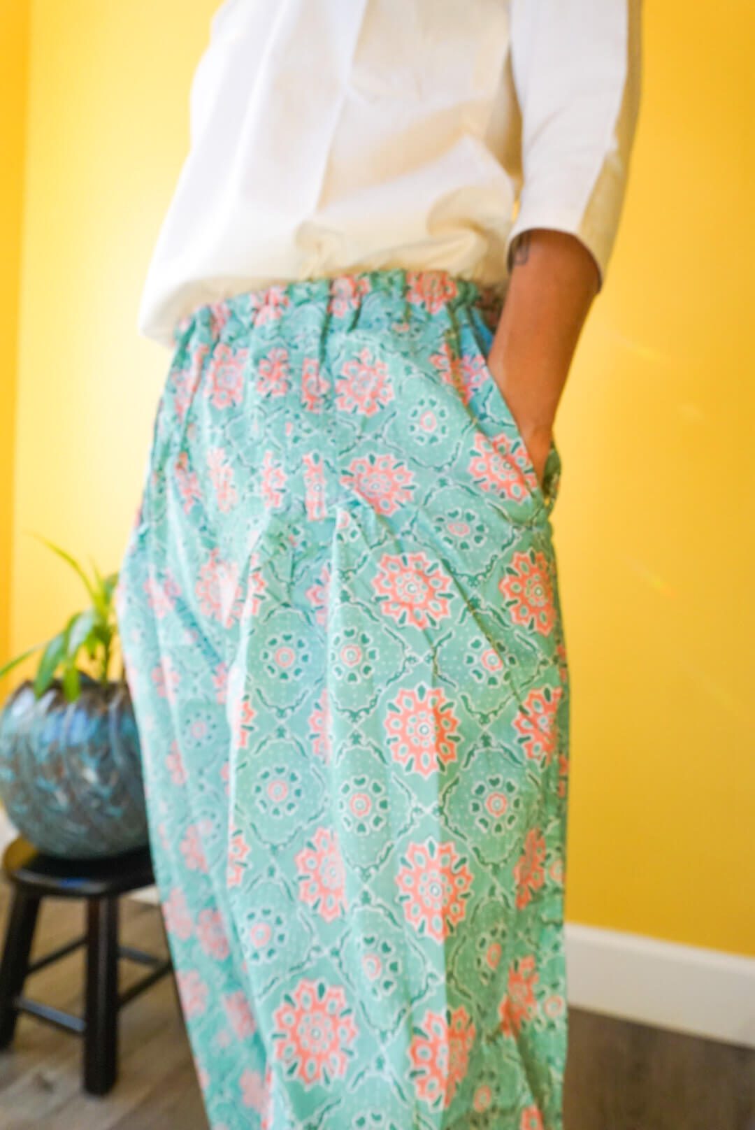 Dahlia Blockprint Harem Pants