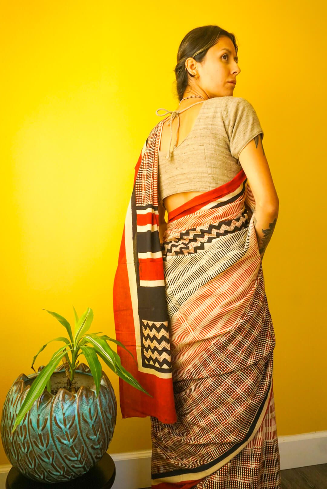 Chess Blockprint Sari