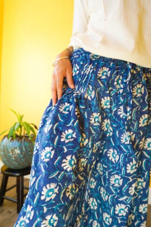 Syama Blockprint Harem Pants