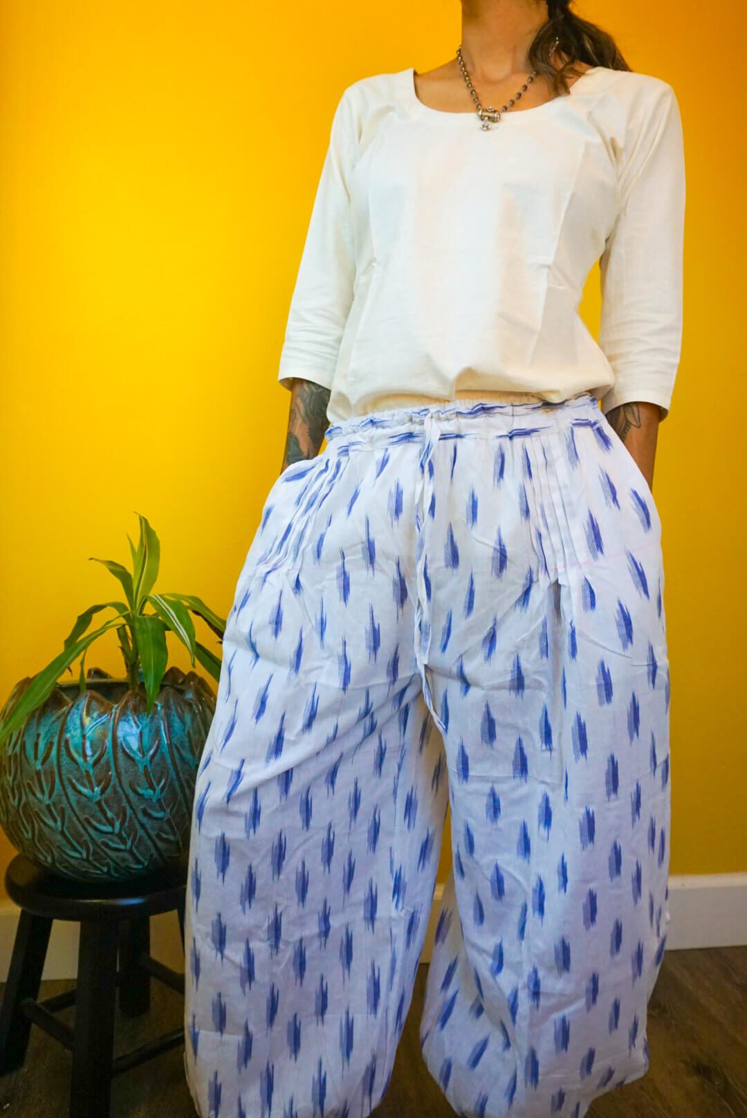 Chandrika Handloom Ikat Harem Pants