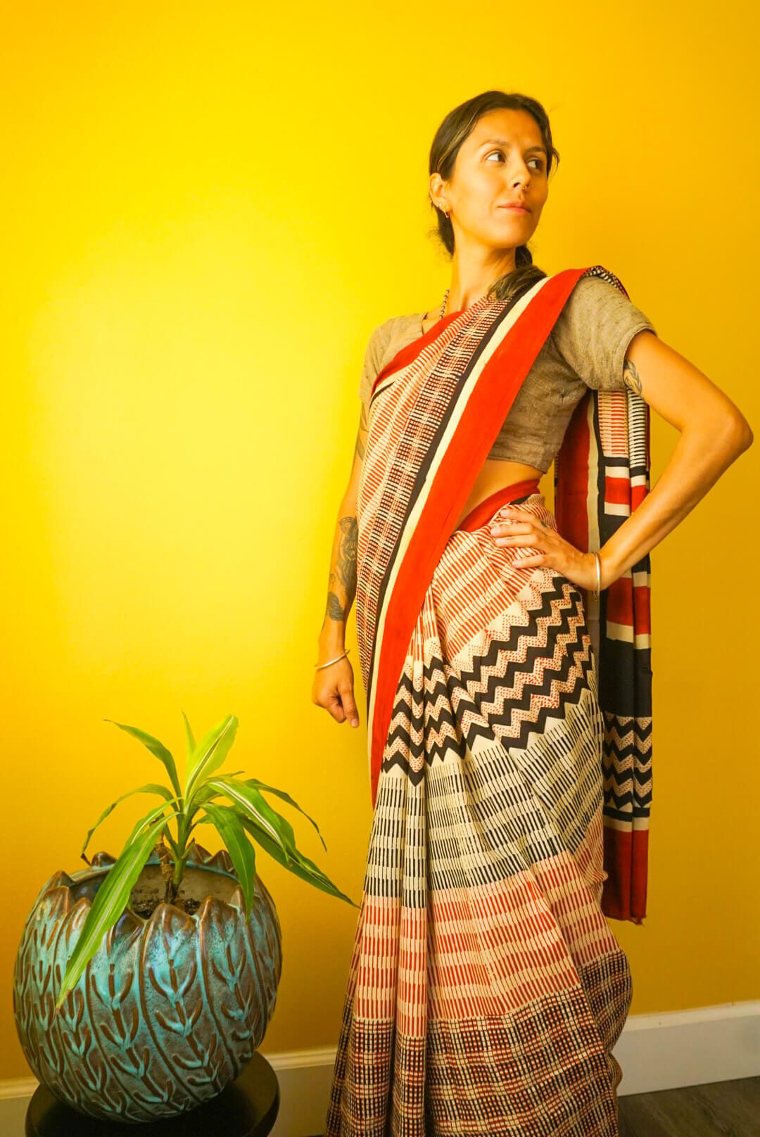 Chess Blockprint Sari