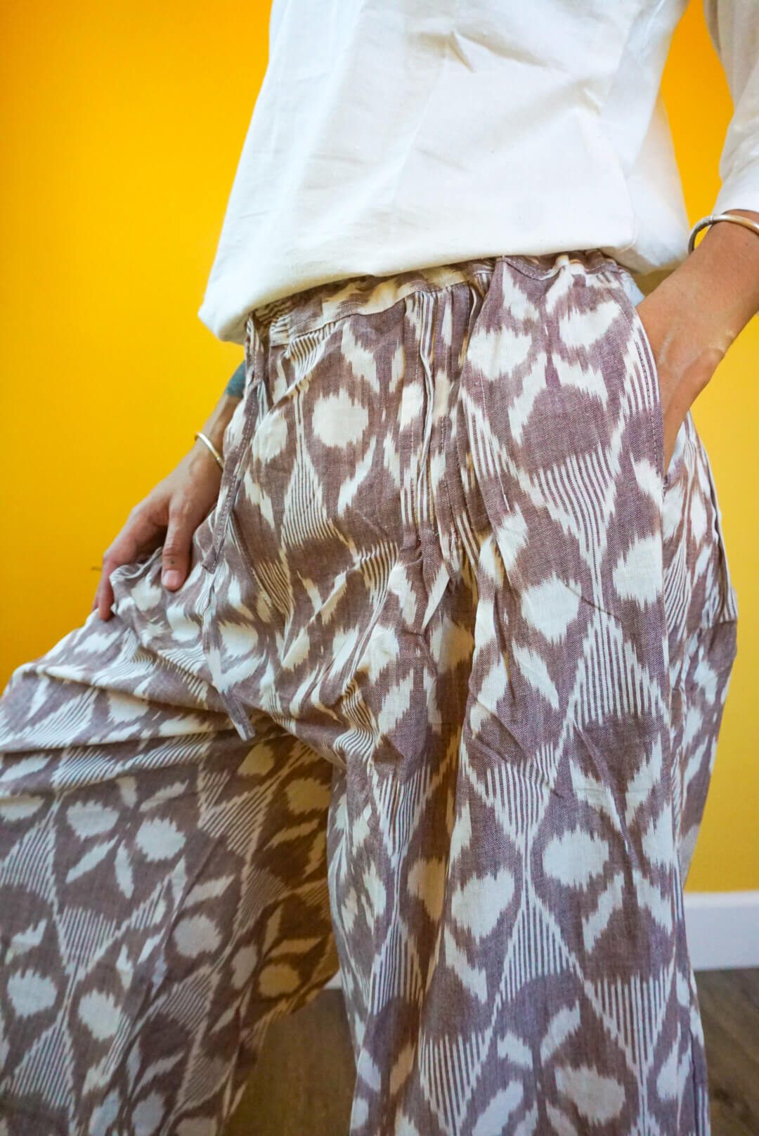 Tiger Lily Handloom Ikat Harem Pants