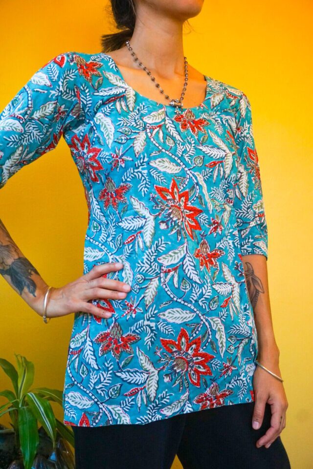 Holly Blockprint Kurti