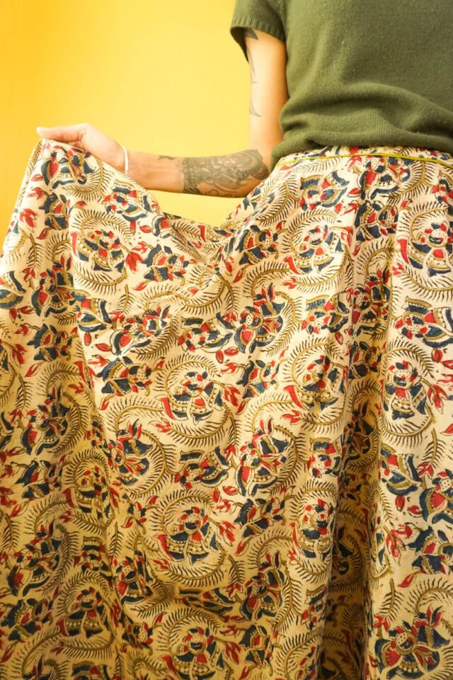 Nidhi Ajrak Maxi Skirt